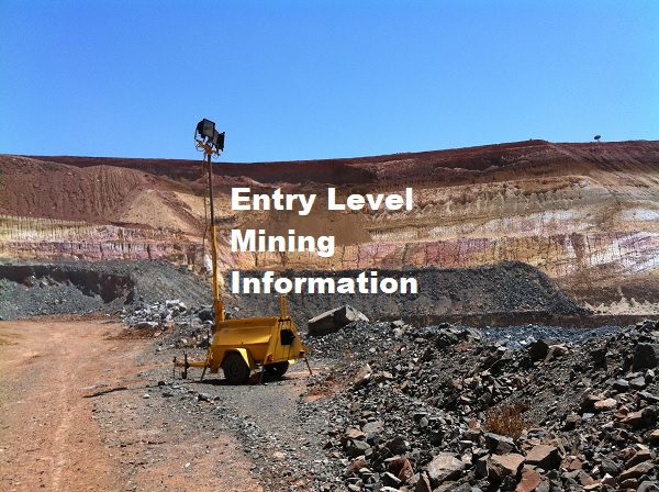 Entry level mining information Why so many new starters fail?