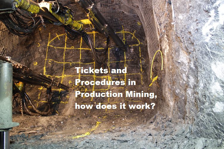 Tickets and Procedures in production Mining, how does it work?
